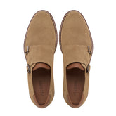 Neil Plain Toe Monk Strap Casual Shoes
